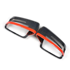 Carbon Fiber Car-Styling Replacement Racing Side Rearview Mirror Covers Caps for Benz W204 W212 W218 W176 W207