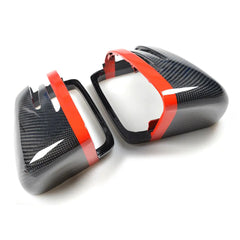 Carbon Fiber Car-Styling Replacement Racing Side Rearview Mirror Covers Caps for Benz W204 W212 W218 W176 W207