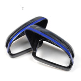 Blue W212 Carbon Fiber LED Side mirror cover For Mercedes E-Class W212 12-16