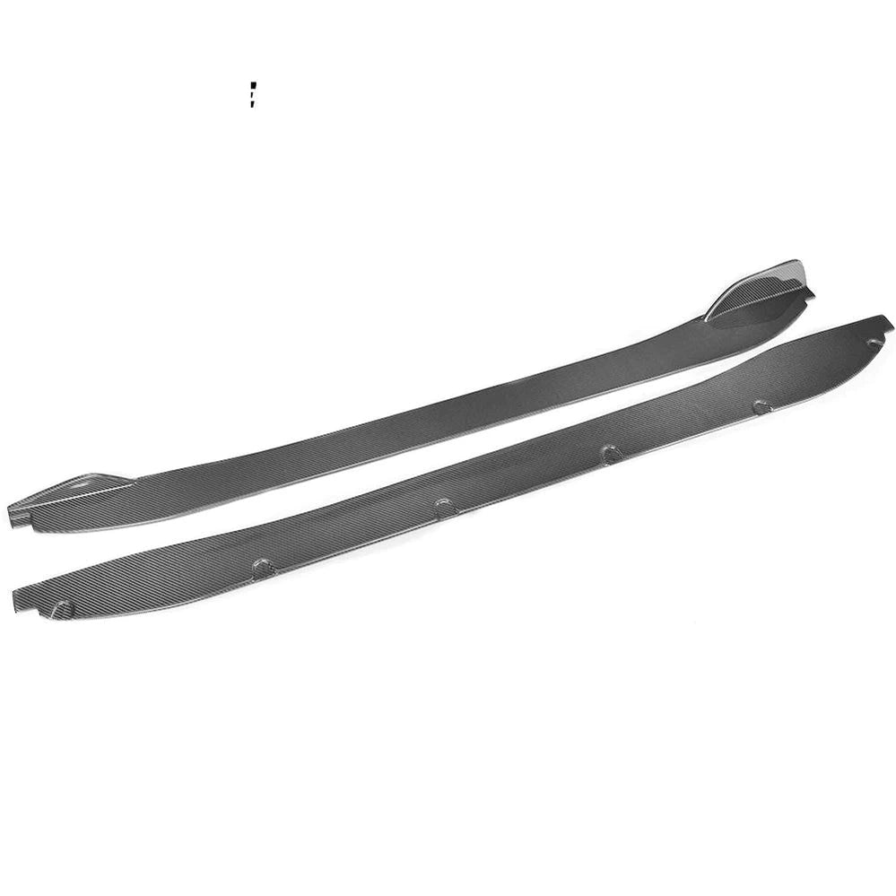Carbon Fiber Auto Side Skirts Extension Lip Apron for Jaguar F Type Coupe Convertible 2 Door 2015 2016 2017