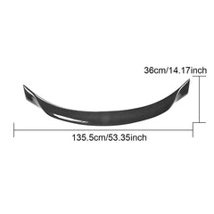JC-XP1093 Carbon Fiber Rear Trunk Spoiler for Maserati Ghibli S Q4 Sedan 2014 -2016