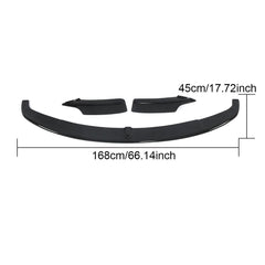Glossy Black ABS F30 Front Lip Splitters for BMW F31 325i 320i 328i 335i M Sport 12-18