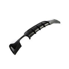 Black FRP F32 Rear Bumper Lip Dual Pipe for BMW F33 F36 435i 440i M Sport 13-18
