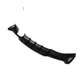 Black FRP F32 Rear Bumper Lip Dual Pipe for BMW F33 F36 435i 440i M Sport 13-18