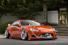 For Toyota carbon fiber GT86 2017-2020 Subaru BRZ 2013-2020 side skirts