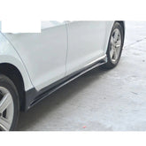 2PCS Carbon Fiber Side Skirt Spoiler Splitters Fit For VW Golf 7 MK 7 VII 2014-2017