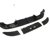 Carbon Fiber Rear Bumper Diffuser Spoiler Fit For VW Golf 7 MK 7 R line 2014-2017