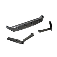 JCSPORTLINE Carbon Fiber Rear Bumper Diffuser for Porsche Cayenne S Sport Utility 4-Door 2018-2019