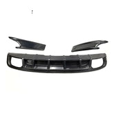 Body kit Rear Bumper Diffuser With Splitter Carbon Fiber Fit For Audi S4 17-18