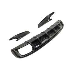Body kit Rear Bumper Diffuser With Splitter Carbon Fiber Fit For Audi S4 17-18