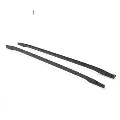 For Tesla Model 3 Sedan 16-20 Carbon Fiber Side Skirts Door Rocker Panels Extension Lip