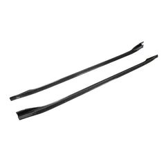 For Tesla Model 3 Sedan 16-20 Carbon Fiber Side Skirts Door Rocker Panels Extension Lip