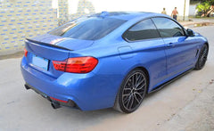 Side Skirts Body Kit Carbon Fiber For BMW 4 Series F32 435i 440i M-Sport 14-19