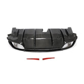 Real Carbon Fiber Rear Bumper Diffuser for Alfa Romeo Giulia 4-Door 2017-2020