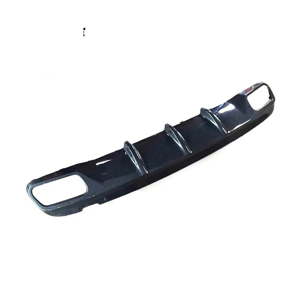 Carbon Fiber Car Rear Bumper Diffuser Lip Spoiler for Mercedes Benz GLA Class GLA45 AMG 2015 2016