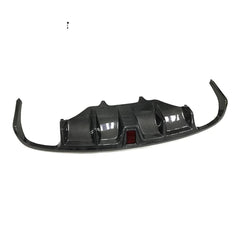 For Porsche Macan Sport Utility 14-20 Carbon Fiber Rear Bumper Diffuser With Light Body Kit