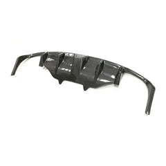 For Porsche Macan Sport Utility 14-20 Carbon Fiber Rear Bumper Diffuser With Light Body Kit