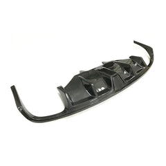 For Porsche Macan Sport Utility 14-20 Carbon Fiber Rear Bumper Diffuser With Light Body Kit