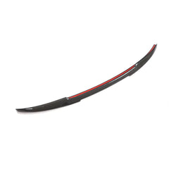 For Audi A3 8V Base & A3 Sline & S3 Sedan 14-19 Carbon Fiber Rear Trunk Spoiler Boot Wing Lip