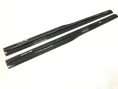 Carbon Fiber Side Skirts Extension Lip Spoiler Fit For BMW F82 F83 M4 2014-2019