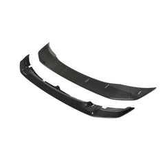 For BMW M3 M4 2015-2019 Carbon Fiber Front Bumper Lip GTS Style (2-piece set)