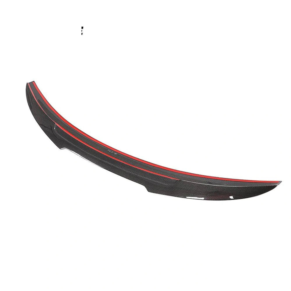 Carbon Fiber Rear Ducktail Spoiler for Alfa Romeo Giulia Sport Quadrifoglio Verde Sedan 4-Door 2017-2020