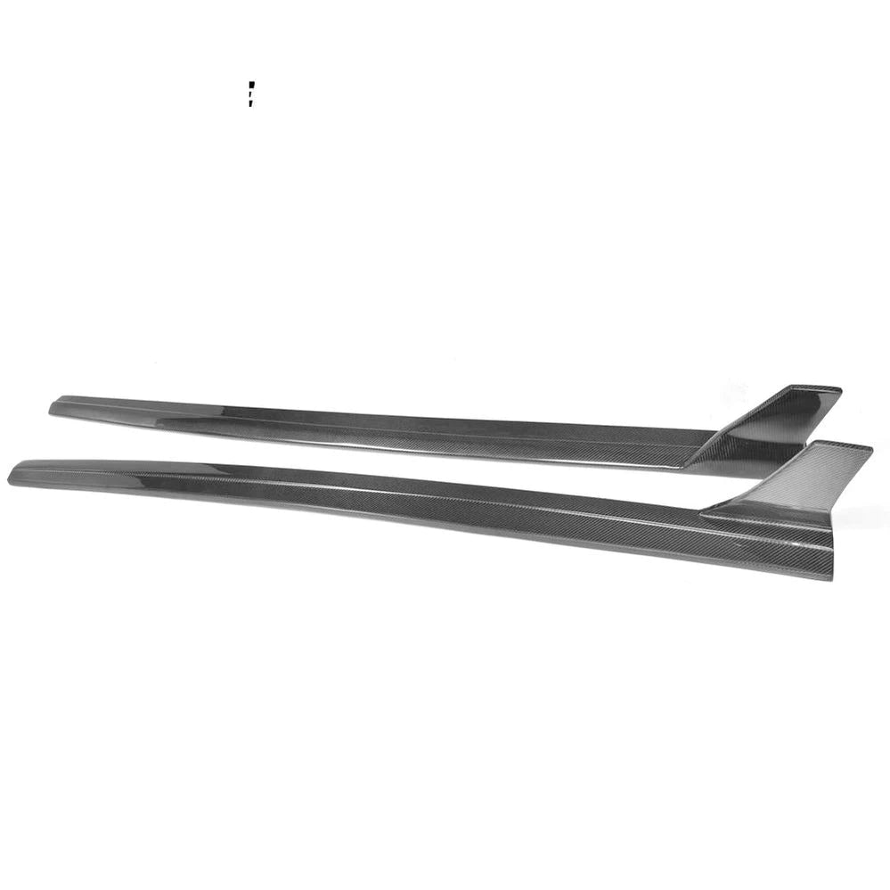 Car S3 Carbon Fiber Side Skirts Fit For Audi S3 2014 UP 4 Doors ( Fit For S3 Only)