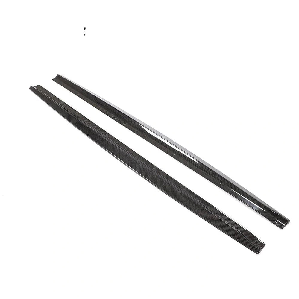 Carbon Fiber Car Side Skirts Lip for Bentley Continental GT V8 Coupe 2-Door 2012-2016