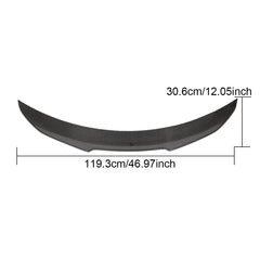 Real Carbon Fiber Rear Trunk Spoiler for Infiniti Q60 Coupe 2-Door 2017-2020