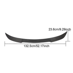For BMW X4 F26 Sport Utility 14-18 Carbon Fiber Rear Trunk Spoiler Boot Wing Lip