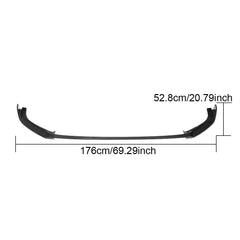 Carbon Fiber MK7.5 R Front Lip Splitter for Volkswagen GOLF R 7.5 R-LINE 2017-2019