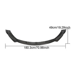 For Tesla Model 3 Sedan 16-20 Carbon Fiber Front Bumper Lip Spoiler Body Kit