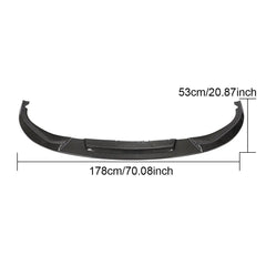 For BMW 5 Series G30 M Sport M550I Xdrive Sedan 2021Up Carbon Fiber Front Bupmer Lip Spoiler