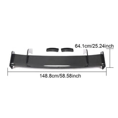 ED-LQ9029 Carbon Fiber Rear Trunk Wing Spoiler for Porsche 911 991 Carrera 4 S 4S Coupe 2-Door 2013-2018
