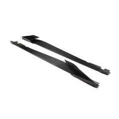 For Ferrari 488 GTB Spider 2-Door 15-18 Dry Carbon Fiber Side Skirts Door Rocker Panels Extension Lip