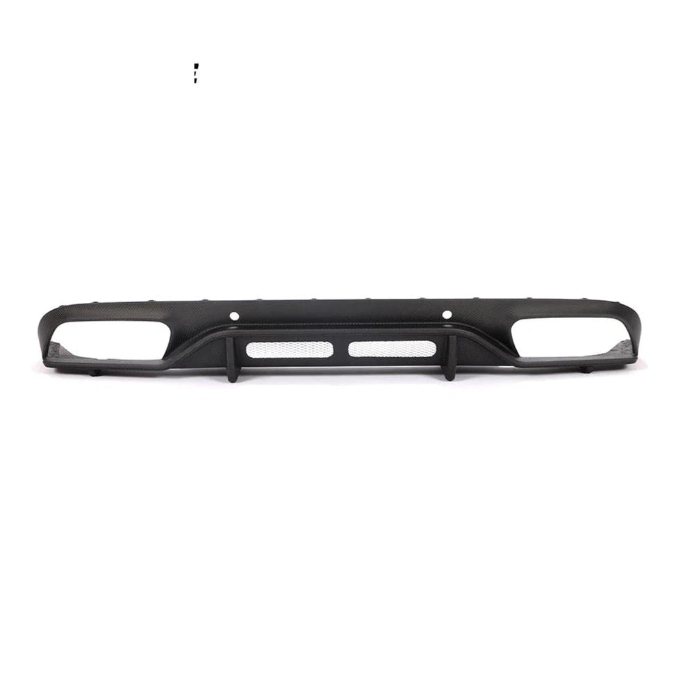 Carbon Fiber Rear Bumper Diffuser Spoiler For Mercedes Benz C205 C63 AMG S 15UP