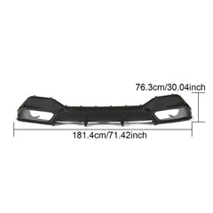 For BMW 8 Series G16 840i M Sport Sedan 18-21 Dry Carbon Fiber Rear Bumper Diffuser Lip