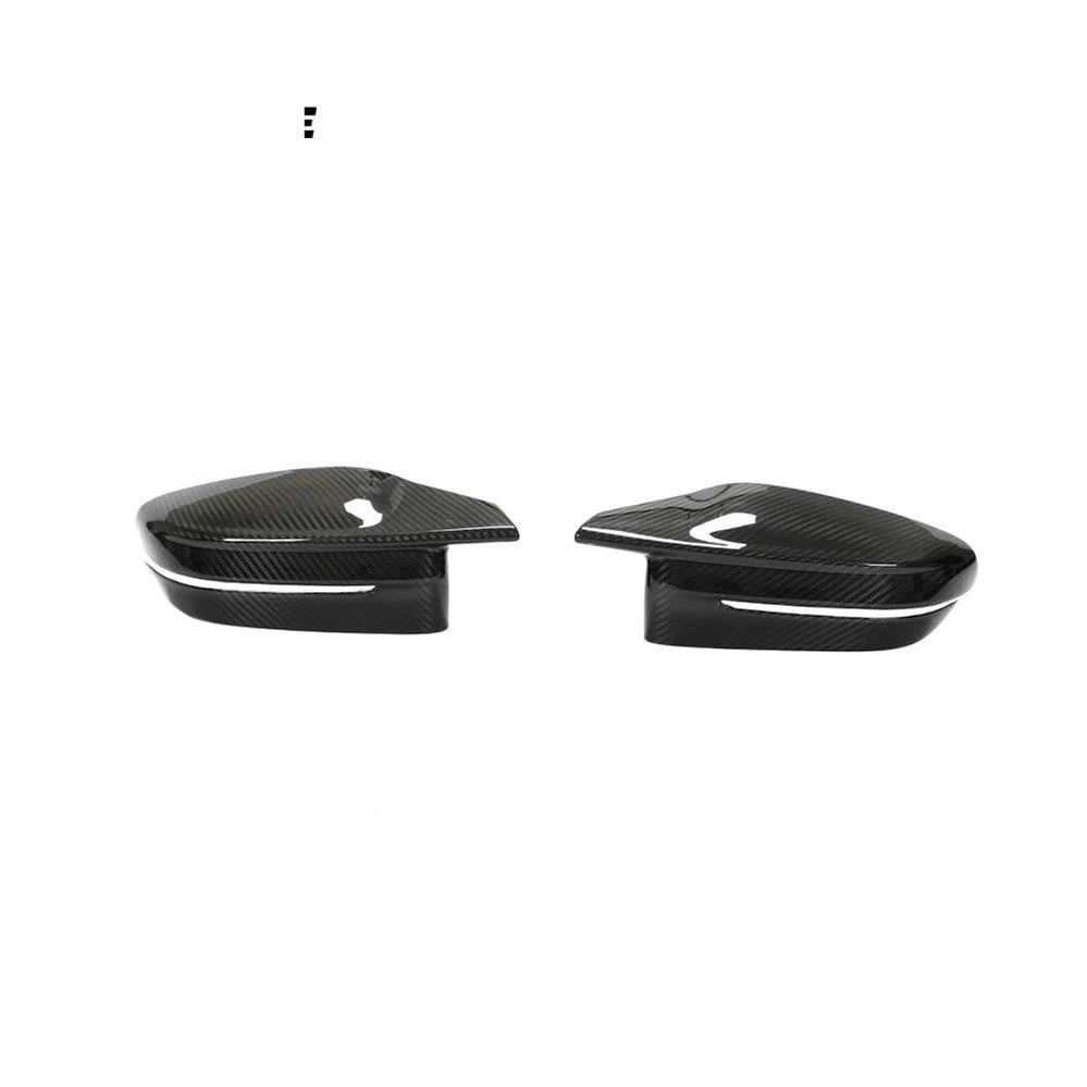 Dry Carbon Fiber Rearview Mirror Cover Cap for BMW 3 4 Series G80 M3 G82 G83 M4 2D 4D 2021-2022 Add-On Style LHD