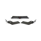 ML-WZY007-PRO Fits Porsche Macan 2022UP Dry Carbon Rear Bumper Diffuser Lip Spoiler With Light