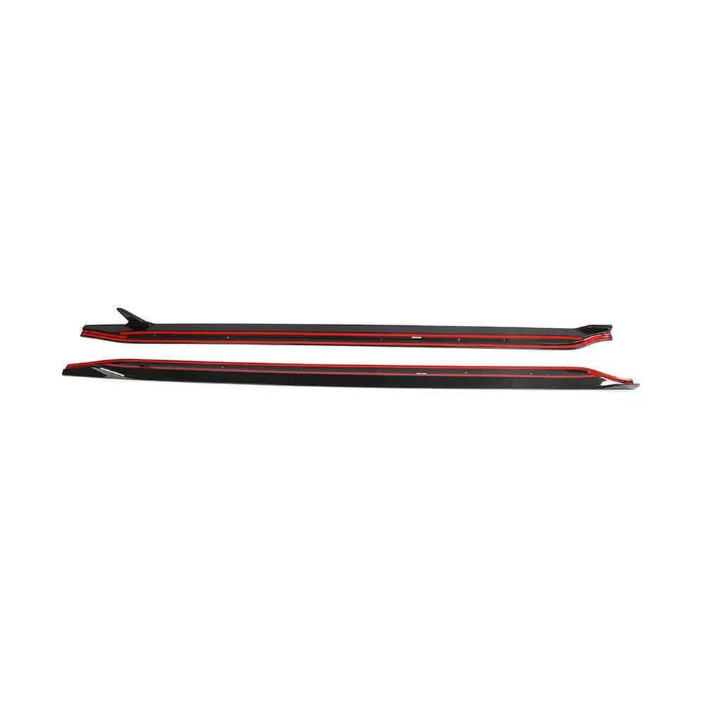 ML-PZJ094-PRO Dry Carbon Fiber G80 M3 Car Side Skirts Kits for BMW G80 M3 Competition 2021- 2023