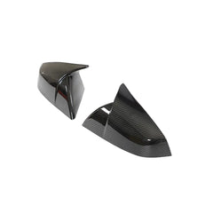 ML-PZJ100-PRO Carbon Fiber Car Review Mirror Cover for Tesla Model S Plaid 2021-2023