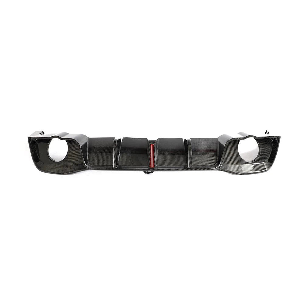 JC-HD498 Carbon Fiber Golf 8 Rear Bumper Diffuser Lip Splitter for VW Golf VIII MK8 GTI Hatchback 4-Door 2021 2022