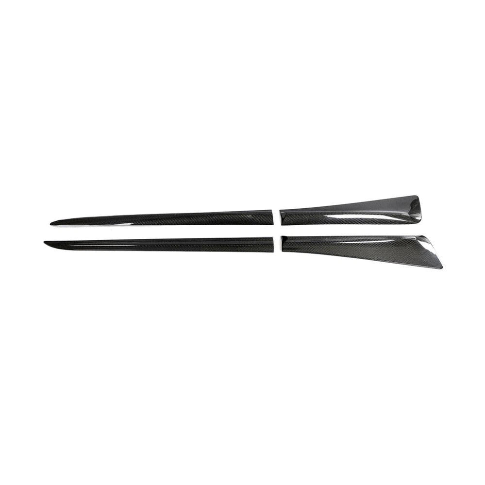 ML-ZDH375 Carbon Fiber Exterior Side Door Panel Trims Side Skirts for Mercedes Benz Smart 1 2022 2023