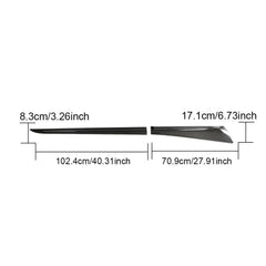 ML-ZDH375 Carbon Fiber Exterior Side Door Panel Trims Side Skirts for Mercedes Benz Smart 1 2022 2023