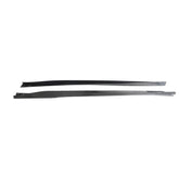 ML-PZJ167 Carbon Fiber Side Skirts Extension for 2024 Ford Mustang Dark Horse