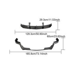 ML-HAX131 Carbon Fiber Rear Bumper Diffuser for Chevrolet Corvette C8 Z06 Coupe 2-Door 2023