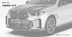Paktechz BMW X6 G06 Carbon Fiber Body Kit - Front Canard
