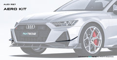 Paktechz Audi RS7 C8 Carbon Fiber Body Kit - Front Canards