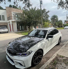 CMST Carbon Fiber Glass Transparent Hood Bonnet for BMW 3 Series G20 G28 330i M340i