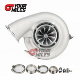 Yourmiles Reverse Rotation G42-1450 Billet Compressor Wheel Journal Bearing TurboCharger 1.01/1.15/1.28 Dual V-band Housing